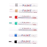 NUOBESTY 1 Satz Wasserdichter Marker Edelstahlkamm Reifenstift-lackstift Scrapbooking-stifte Sieb Schleifen Büro Stifte Werkzeuge Entwirrer Wiederaufladbar Guter Motor Fänger Plastik 7st