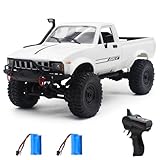 Mostop 1:16 Ferngesteuertes Lastwagen, Full Scale 4WD Off-Road RC LKW, RC Car mit 2 Akkus & Tempo Lenkung Control Steigfahrzeug Geschwindigkeit Modell Spielzeug Geeignet für Kinder