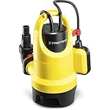 TROTEC Schmutzwasser-Tauchpumpe TWP 4036 E IPX8 Schutzart, 5 m Förderhöhe, 7.500 l/h Förderleistung
