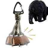 demaxiyad Bärenglocken für Wandern – Schutzglocke, Fahrrad-Glöckchen mit Umhängeband, für Wandern, Camping, Reise, Outdoor-Aktivitäten, Frauen und Männer