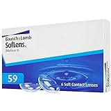 Bausch + Lomb SofLens 59 Monatslinsen, sphärische Kontaktlinsen, weich, 6 Stück BC 8.6 mm / DIA 14.2 / -2.75 Dioptrien