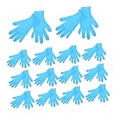 ABOOFAN 100 Stück Anti-öl-handschuhe Tankhandschuhe Kochhandschuhe Ölbeständige Handschuhe Wiederverwendbare Reinigungshandschuhe Gefrierhandschuhe Reinigungshandschuhe Mittel Gummi Blue