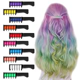 10 Pcs Haarkreide Für Mädchen Haarkreide Für Kinder Haarkreide Kinder Auswaschbar Ungiftig Haarfarbe Für Kinder Haarfarbe Kinder Haarkreide Kamm Haar Kreide Kinder Haarfarbe Hair Chalk
