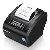 MUNBYN Thermodrucker MFi-Zertifizierung mit iOS Bluetooth 300mm/s Bondrucker Belegdrucker Quittungsdrucker Auto-Cut für Schublade, BT/USB/LAN【Unterstützt Nicht PayPal, DoorDash, Grubhub, Vagaro】