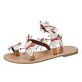 Hellblaue Sandalen für Damen, Wanderschuhe, wasserdicht, schwarze Sandalen, Größe 38 - 38, Damen-Flip-Flops, braune Partyschuhe für Uk, Übungen mit niedrigem Absatz, Plantarfasziitis, rot, 40 EU