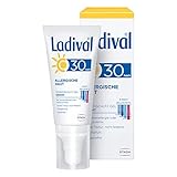 Ladival Allergische Haut Sonnenschutz Gel für das Gesicht LSF 30 – Parfümfreies Sonnengel für Allergiker – ohne Farb- und Konservierungsstoffe, wasserfest, 50 ml