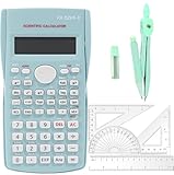 Tragbarer wissenschaftlicher Taschenrechner, technischer wissenschaftlicher funktionaler Taschenrechner mit 240 Funktionen, zweizeiliges Display, für Schulbedarf, Studenten, Lehrer, Geschäft, Büro,