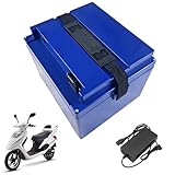 HJGHY 48-V-Lithiumbatterie, 48 V, 12 Ah, 20 Ah, 32 Ah, 40 Ah, E-Bike-Batterie mit Griff und ABS-Schale für 550 W-2000 W Motorkits,48v28ah
