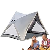 Kuppelzelt - Campingzelt - Schlafkabine | Vollautomatisches Faltzelt aus robustem Oxford-Gewebe für 3-4 Personen mit einfachen Möbeln und Zubehör ideal für Abenteuer