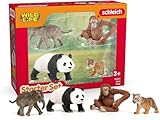 Schleich 42721 Wild Life Asien Starter-Set, ab 3 Jahren, WILD Life - Spielfigur, 25 x 8 x 19 cm