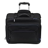 Lightpak 46108 Businesstrolley Pioneer, Laptoptrolley für Notebooks, Koffer mit arretierbarem Teleskoptrolleysystem, Laptoptasche aus Polyester, Tasche mit 2 Skaterrollen, Trolley