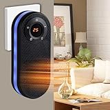CashMuch Tragbarer Hter mit 3-Sond-Ht-Up, Dual-Power-Modi (800W/1200W), flammhemmendes Gehäuse, Overhtprottion für Büro, Schlafzimmer, Wohnzimmer, Arbeitszimmer - Schwarz