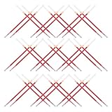 OSALADI 300 Stück Rote Gel-tintenpatronen Nachfüllminen Austauschbare Flüssig Fließende Schreibmine für Gel-tintenstifte Präzise Nachfüllungen für Schule Büro Notizen und Zeichnungen