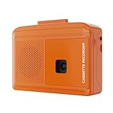 Lazmin112 Tragbarer Kassettenspieler, Leichter, Kompakter Kassettenrecorder mit Integriertem Mikrofonlautsprecher 3,5mm-Kopfhöreranschluss, für Musikwiedergabe, Sprachaufzeichnung