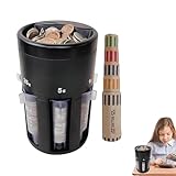 Automatischer Münzsortierer, 5 In-1 Münzzähler Mit Münzverpackungen, Kreatives Münzsystem, Leeres Sparschwein, Münzdose Für Frauen, Erwachsene, Freunde