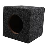 Cabilock Subwoofer Holzbox für Auto Audio Lautsprecher Robuste und Langlebige Konstruktion Einfache Installation Präzise Passform für Optimale Kompatibilität
