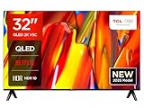 TCL 32V5C - 32“ Full HD Smart QLED Direct LED TV mit Android TV & HDR - Kompatibel mit Google Cast & Google Home, Schlankes Design
