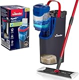 Vileda H2PrO Bodenwischer Set mit Eimer| 100% Trennung von Frisch- und Schmutzwasser | Hygienisches Reinigungssystem mit Mikrofaser | Wassersparend, ergonomisch | Einhandbedienung | Eco-Verpackung
