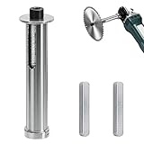 Yizhet M14 Gewinde Satinierwalze Satinieraufsatz Verlängerung für Winkelschleifer Spanndorn Adapter Langlebig-Robust, für Walzenschleifmaschinen Schneidscheibe Lochsäge Schleifteller