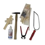 Die Werkkiste, Holzbauset, Kleine*r Tischler*in Set 1, Werkzeugset für Kinder, echtes Werkzeug, Holz für erstes Bauprojekt, richtiges Handwerkzeug. extra Elterntipps zum Werken mit Kindern
