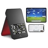 Voice Caddie Unisex-Adult SC4 Pro Simulator & Launch Monitor Golfsimulator und Startmonitor, schwarz, One Size