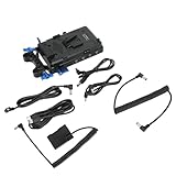 LIYJTK Kamera Externe V-Mount-Batterieplatte EN EL14 Dummy-Batterie D5500 D5100 Kameras Stromversorgungssystem