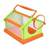 WOONEKY Grüne Insektenbeobachtungsbox mit Lupe Tragbarer Käfig für Outdoor Biologie Schulversuche Naturerkundung Geeignet für Kleine Insekten und Pflanzen Edukatives Forscherset