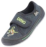 Beck Jungen Dino 656 Hausschuhe, Dunkelblau, Größe 31 EU