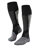 FALKE Herren Skisocken SK1 Comfort M Kh Wolle Funktionsmaterial warm dick 1 Paar, Schwarz Black-Mix 3010, 42-43