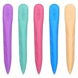 5 Stück Dreieckradierer Radiergummi Stift, Dreieck Radiergummi Schule, Weicher Aesthetic Radiergummis Set, Erasers für Schule, Skizzen, Gemälden, Künsten, Büro