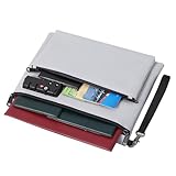 Ylnailky Sicherheits Geldbeutel Mit Schloss,Doppelschichtiger Geldbeutel mit Schloss - Für Registerkasse, modische Nutzung, gesichert für Pässe, Frauen, Notarbedarf, Bank, Reise und tägliche