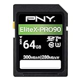 PNY 64GB EliteX-PRO 90 Klasse 10 U3 V90 UHS-II SD Flash Speicherkarte