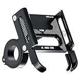 DN DENNOV Handyhalterung Aluminium,360°Drehbar Universal Fahrrad handyhalterung Roller Motorrad Scooter Smartphone Halterung Fahrrad fahrradhandyhalter, Familie