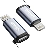 Kabonex - 27 W USB C auf Lightning PD Schnellladeadapter für iPhone 14/13/12 Pro Max Plus Mini, 2 Stück
