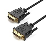 JAMEGA - 3m High Speed DVI zu DVI Kabel - Monitorkabel | DVI-D 24+1 Dual-Link | HDTV Auflösung bis 2560x600 Full HD 1080p 1600p | vergoldete Kontakte | verzinnte OFC Kupferleiter