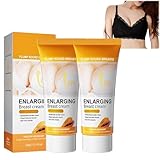 60g*2 Brustvergrößerungscreme, Natürliche Bruststraffungscreme, für Brüste Stärken und Vergrößern Liftingcreme Glätte und Straffheit der Haut Brust, Papayabrust-Creme cream3-13