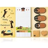 BAHME 550 Pcs sticky notes Cute Haftnotizen Set Sticky Notes, Schnitt Hund Pet Selbstklebend Memo Pads Tiere Geformt Page Markers für Kinder Lehrer Schule Schreibwaren Geschenk
