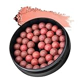 Cheek Blush - Blendable Blush For Face, Natural Lightweight Shimmer Tint Ball, Long-Lasting Cheek Color | Highlighting Contour Makeup, Travel Everyday Wear For Women, Girls, Brides