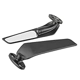 CDDCWZ Motorrad Spiegel, 2 Stück 360° Drehbarer Lenkerendenspiegel für Moped Roller Seitenspiegel