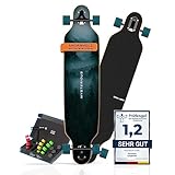 Sporterra Longboard [Weihnachts-Angebot] - Longboard Erwachsene und Jugendliche - Optimiert bis ins kleinste Detail für unvergessliche Abenteuer auf dem Long Board