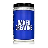 NAKED Reines mikronisiertes Kreatin-Monohydrat Pulver – Geschmacksneutral, 500 g – Vegan, ohne Gentechnik, glutenfrei, sojafrei, ohne Zusatzstoffe – Unterstützt Muskelaufbau & Kraft – 147 Portionen