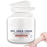 Urea-Creme 40 Prozent, Schrundensalbe Füße & Hornhautentferner Creme Gegen Hornhaut & Rissige Füße, Fusspflege Cream für Sehr Trockene Füße, Urea 40% für Rissige Haut, Ellenbogen & Knie&Hände