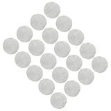 Supvox 20 Stück Teiliges Rundes Pflanzkübel Schwarz Drainagematte für Blumentöpfe Verhindert Bodenaustritt und Insektenbefall Langlebige Netzpolster für Garten und Bonsai