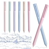 Generisch Bunte Gelroller | 6er Set Klickmechanismus Bunte Farben | Für Terminplaner Journaling Bulletjournal Schule Büro