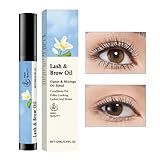 Öl für Ecken und Augenbrauen – Wimpernverstärker | Wimpernwachstumsserum | Wimpernwachstum | Wimpernserum | nährendes und wachsendes Wimpernöl | Ölöl