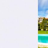 Fensterfolie Blickdicht Folie Fenster Sichtschutz 40 x 1100 cm Klebefolie Milchglasfolie Selbstklebend Blickschutz, Sonnenschutz, Entfernbar, Statisch Haftend, für Zuhause, weiß matt