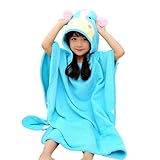 TABSIRAH Poncho-Handtuch für Kinder, Badetuch mit Kapuze, weich, saugfähig, Wasseraufnahme, schnell trocknend, Outdoor-Zubehör für Dusche, Schwimmen, Surfen, Sommer, heiße Quelle, Wasserspiel