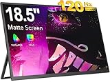 EVICIV Portable Monitor, 18,5 Zoll 120Hz Tragbarer FHD 1080P IPS Mobiler Display Zweiter Bildschirmmit Verstellbarer Ständer Mini HDMI Type-C für Laptop, PC, Phone, VESA-Kompatibel
