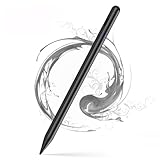 Stylus Pens für Touchscreens, Tablet Stift Android für Samsung/iPhone/Lenovo/Huawei/und Anderen Android Smartphone und Tablets, Magnetischer Stift Wiederaufladbarer Tablet Schreibstift-Schwarz