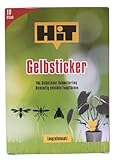 h2i Gelbsticker gegen Trauermücken | 1 Stück | Gelbtafel zur biologischen Schädlingsbekämpfung | giftfrei & geruchslos | für Zimmerpflanzen, Balkon, Gewächshaus & Garten